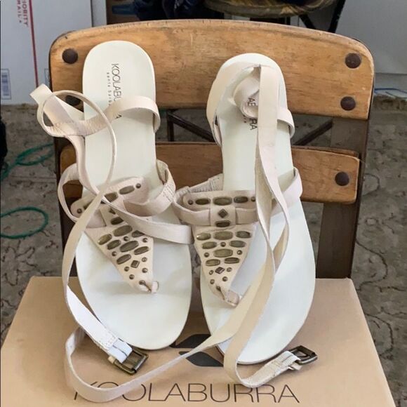 Koolaburra gladiator-style studded sandals  - Picture 1 of 7
